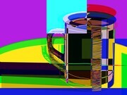 DUCOTE, Coffee Cup, digital painting, limited edition (10), #1 SOLD