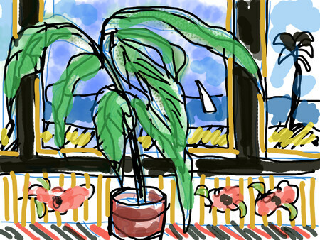 DUCOTE; Matisse Window; digital painting