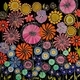 TAYLOR, Into the Garden II, ink and water media, 16 x 16, available at Blood Star Gallery