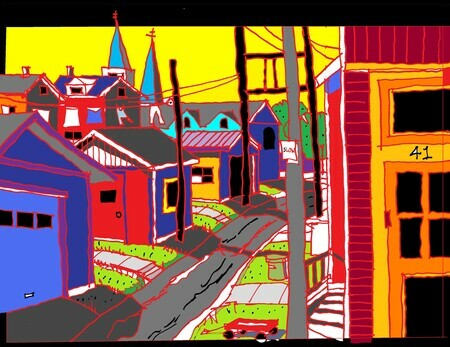 Vancouver Alley (accepted for Federation of Canadian Artists 1st digital show, opening late November 2014) SOLD, additional prints available